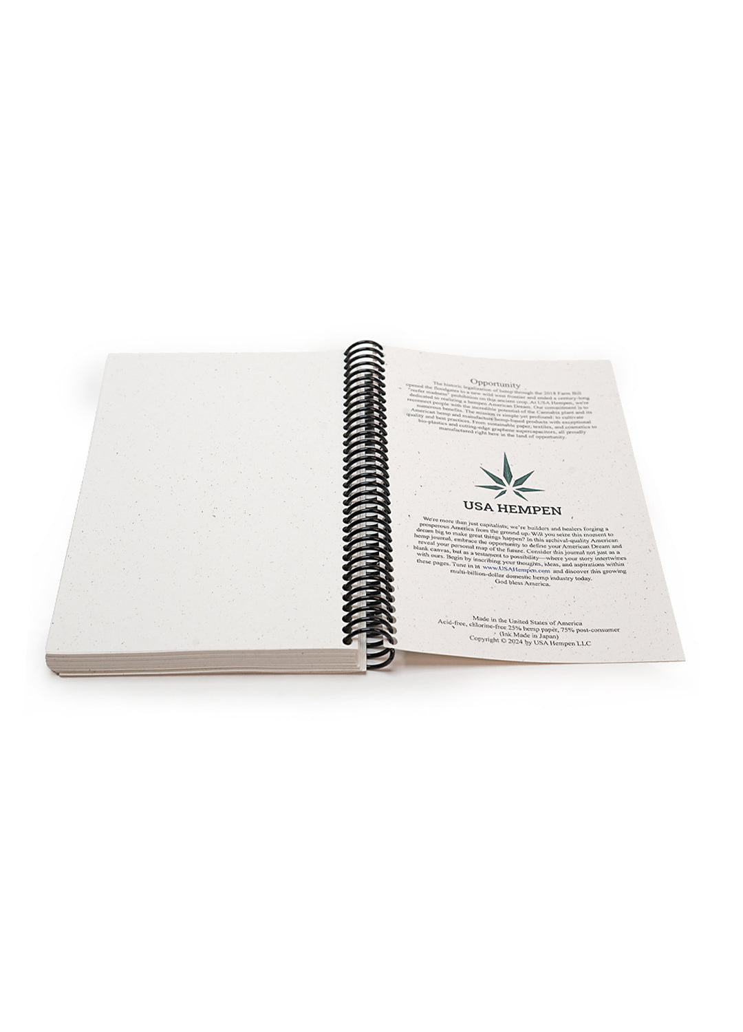 Space-inspired journal with 60# text weight paper for smooth writing experience