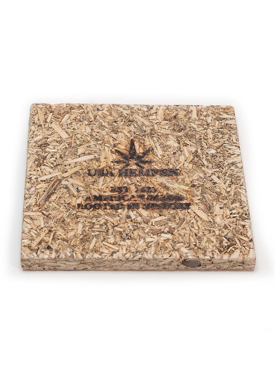 Hemp wood/board coaster